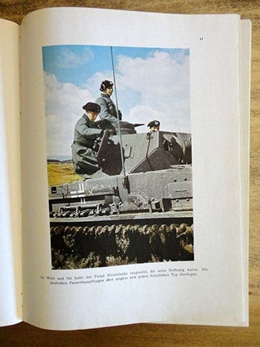 1941 THIRD REICH FULL COLOR PHOTO BOOK ON THE WEHRMACHT
