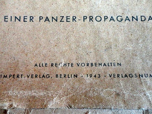 1943 THIRD REICH 'PANZER IN THE EAST' PORTFOLIO