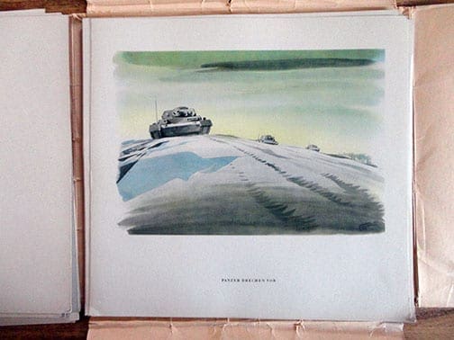 1943 THIRD REICH 'PANZER IN THE EAST' PORTFOLIO