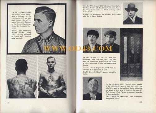 1933 THIRD REICH BOOK ON COMMUNISTS IN ENGLISH LANGUAGE