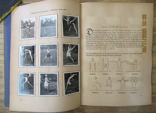 1934 NAZI PHYSICAL EXERCISES BOOK / ALBUM