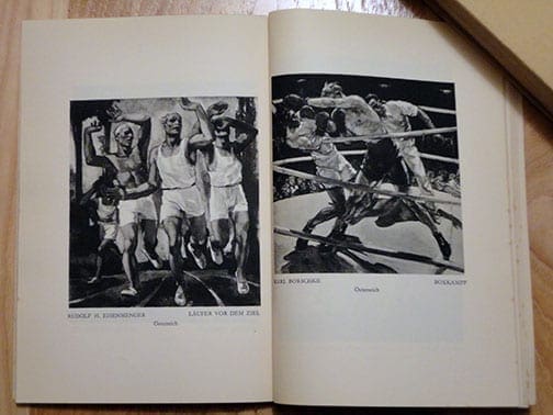 1936 ILLUSTRATED OLYMPIC ART EXHIBITION BERLIN GUIDE