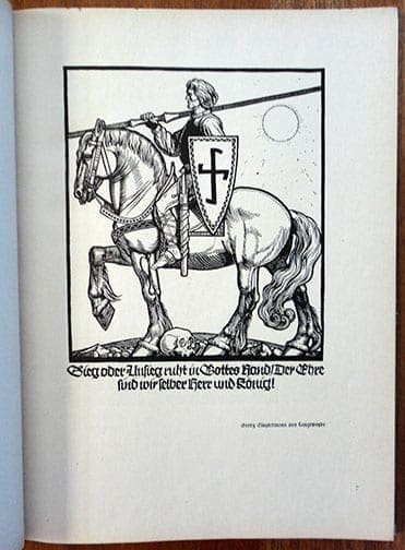 THIRD REICH BOOK WITH GERMAN GRAPHIC ARTS