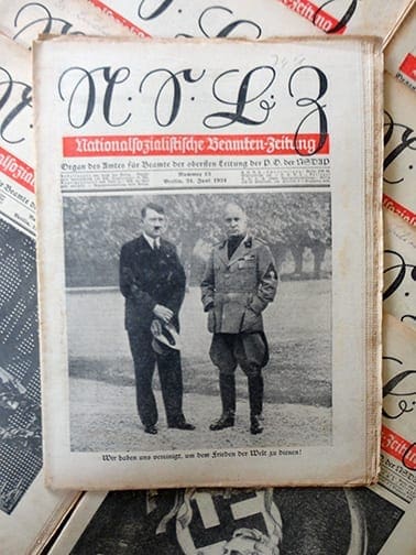 1934 OFFICIAL NAZI BEAMTENZEITUNG PERIODICAL LOT