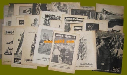 28 ORIGINAL ISSUES OF THE OFFICIAL NAZI PERIODICAL FOR GERMANS ABROAD The heavily illustrated pe