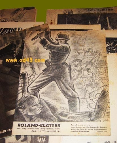 28 ORIGINAL ISSUES OF THE OFFICIAL NAZI PERIODICAL FOR GERMANS ABROAD The heavily illustrated pe