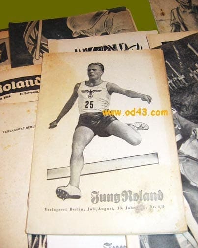 28 ORIGINAL ISSUES OF THE OFFICIAL NAZI PERIODICAL FOR GERMANS ABROAD The heavily illustrated pe