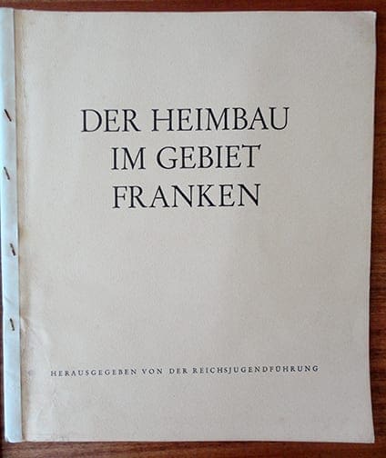 LOT OF THREE (3) ORIGINAL THIRD REICH HITLER YOUTH ARCHITECTURE PHOTO BOOKS