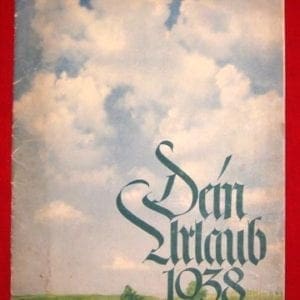 1938 K.D.F. VACATION BROCHURE