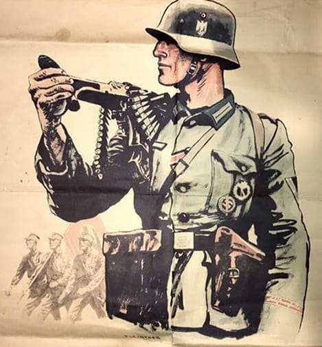 RECRUITMENT POSTER FELDHERRNHALLE PANZERGRENADIERREGIMENT