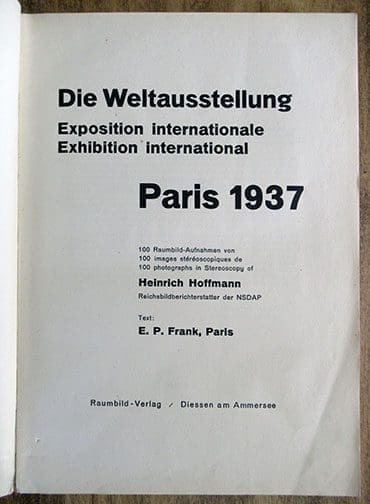 Stereoscopy book Paris 1937 0321 2