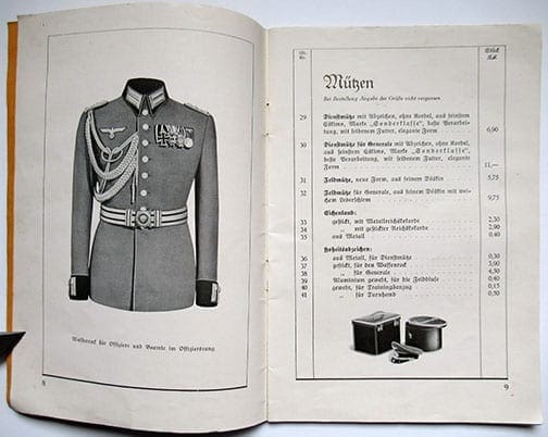 1939 Heeres-Kleiderkasse 0421 Sta 3