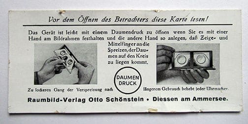 Stereoscopy book RPT 1936 0421 9