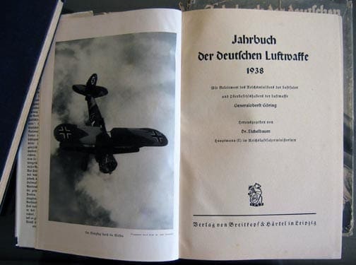 ORIGINAL 1937 / 1938 / 1939 LUFTWAFFE YEARBOOKS - Image 4