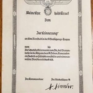 SS VT Urkunde 0621 Pi 1