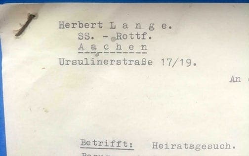 SS Herbert Lange signed 0721 JL 3