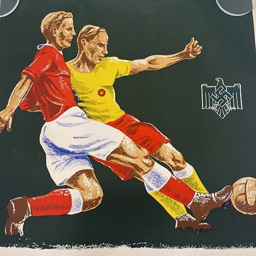 Third Reich soccer poster 1121 AL 2