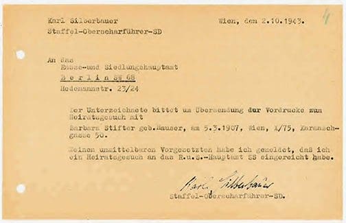 Anne Frank Karl Silberbauer 1221 JL 3