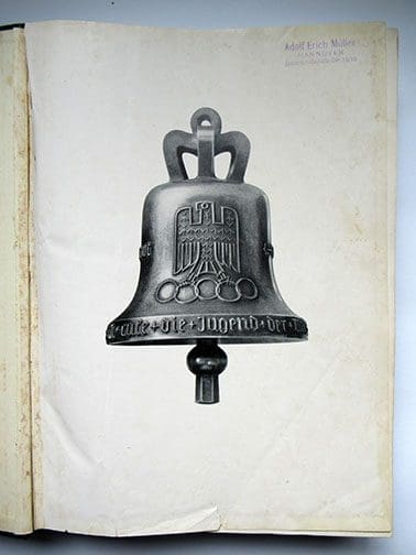 HUGE 1936 PHOTO BOOK ON THE OLYMPIC GAMES & SPORTS IN NAZI GERMANY - Image 2