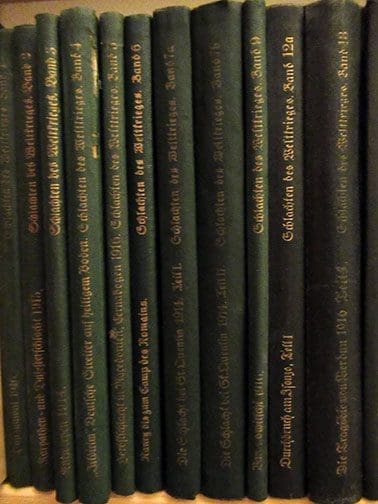 33x WW1 book set 0322 3