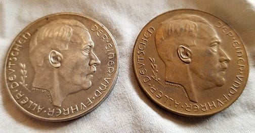 2x AH coin 0422 Pi 2
