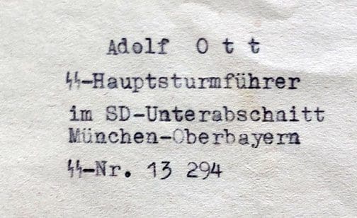 Adolf Ott Einsatzgruppe 0422 JL 2c