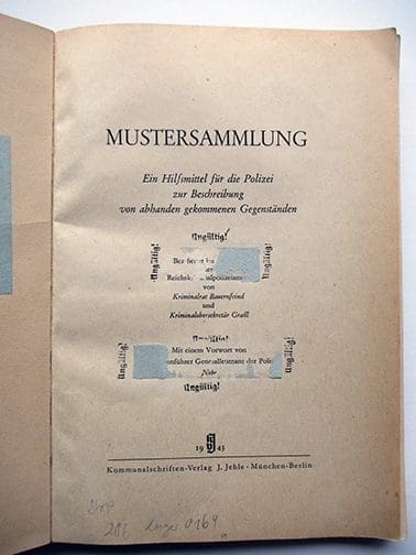 1943 Mustersammlung 0423 Sta 2
