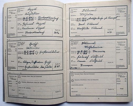 Ahnenpass I 0423 Sta 5