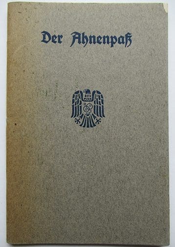 Ahnenpass IV 0423 Sta 1