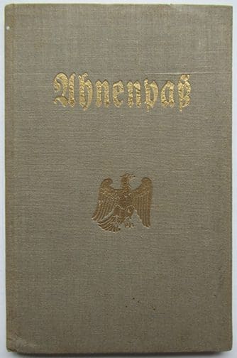 Ahnenpass V 0423 Sta 1