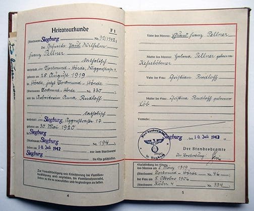 Familienstammbuch II 0423 Sta 3