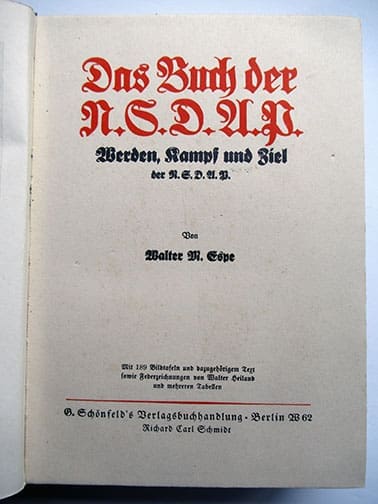 Buch der NSDAP 1123 Sta 3