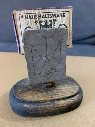 Matchbox holder 0124 JC 1