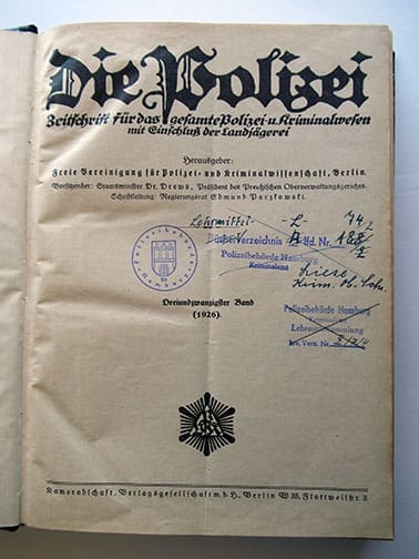1926 bound Polizei 0524 Sta 3