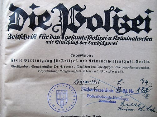 1926 bound Polizei 0524 Sta 4