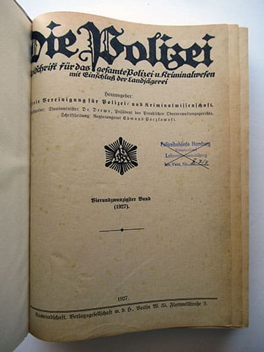 1927 bound Polizei 0524 Sta 2