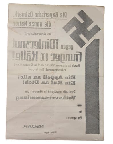 NSDAP poster I 0624 AL 4