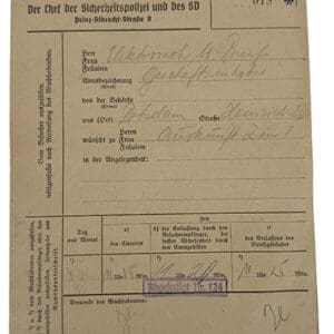 RSHA pass VII A