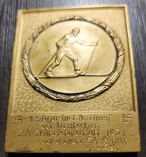 Ski plaque 0924 Pi 1