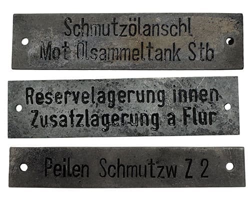 U-Boot plaques I 0325 AL 5