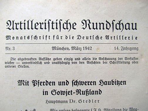 Artillery Rundschau 1225 3