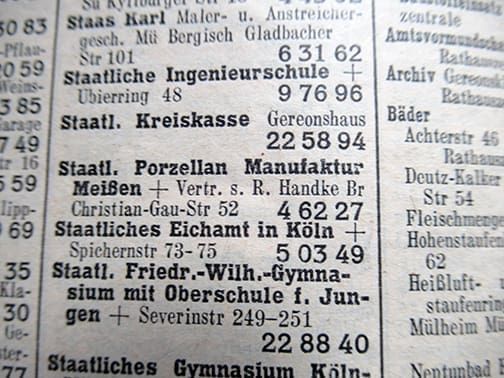 phone bk Cologne 0526 8
