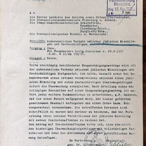 Gestapo order 0726 LF 1