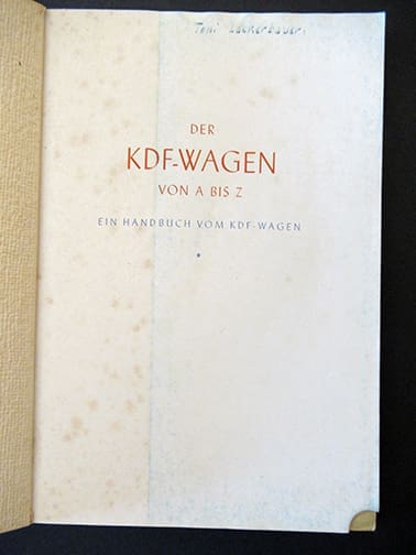 KDF Wagen A-Z 1026 5