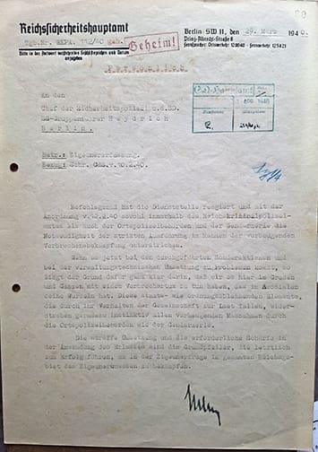 Nebe Heydrich 1026 JL 1