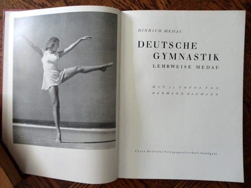 1940 PHOTO BOOK GYMNASTICS FOR GERMAN MAIDEN