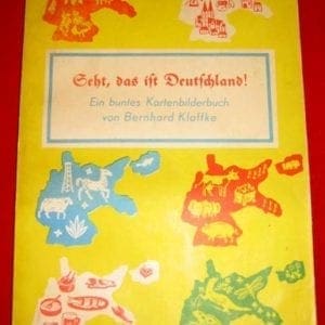 1936 FULL COLOR BOOK ON GERMANY