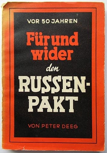 Deeg Russenpakt 1021 Sta 1