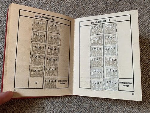 NSDAP Documents 0123 TD 9