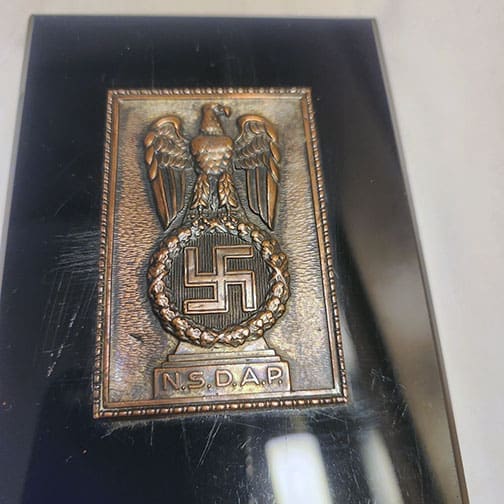 NSDAP plaque 0225 Pi 2